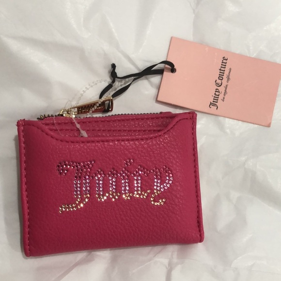 Juicy Couture pink flash breaking the rules bifold wallet with pullout card case - Picture 4 of 14